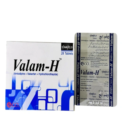 Valam H (5/160/12.5mg) 28 Tablets