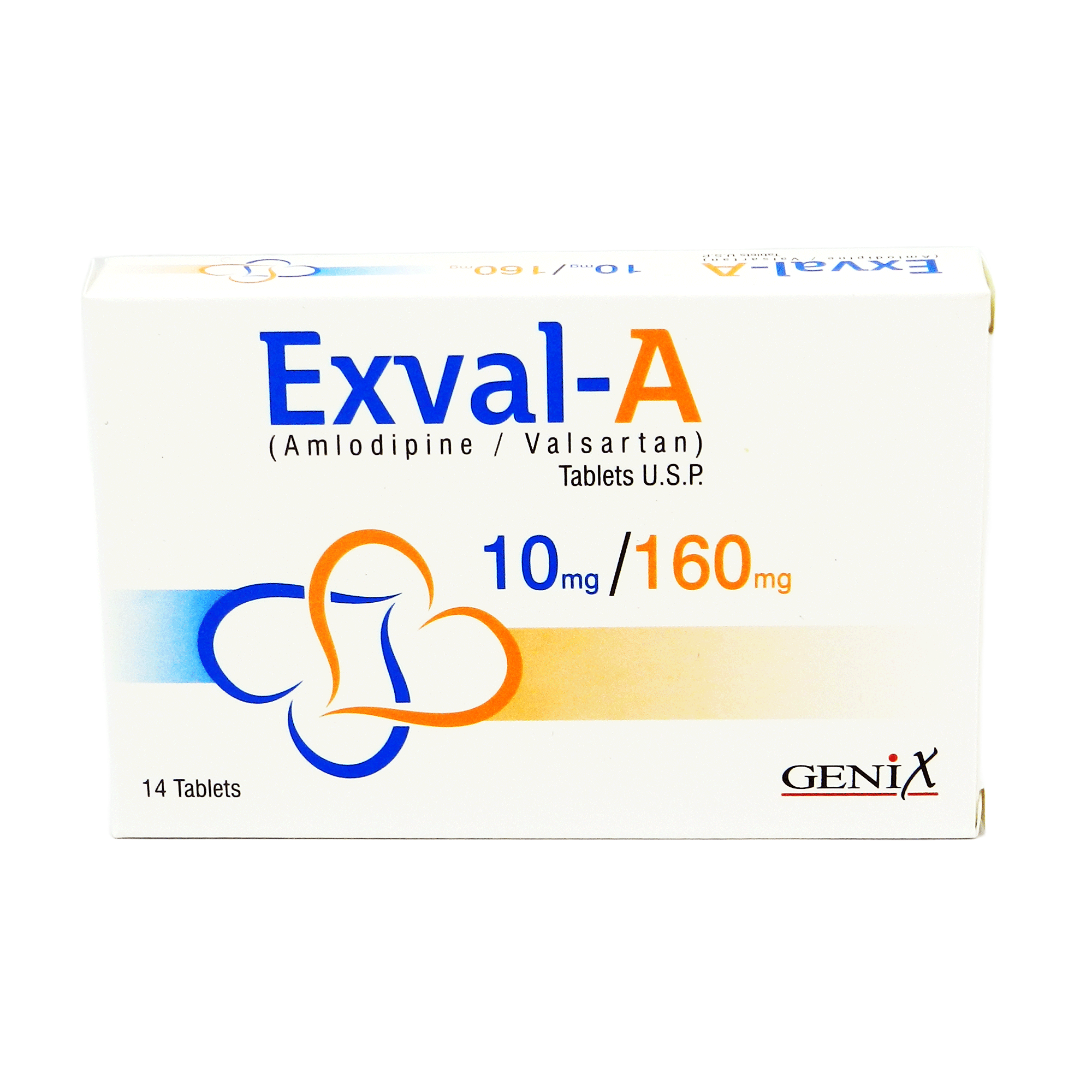 Exval-A Tablets 10Mg/160Mg (1 Box = 2 Strips) (1 Strip = 7 Tablets)
