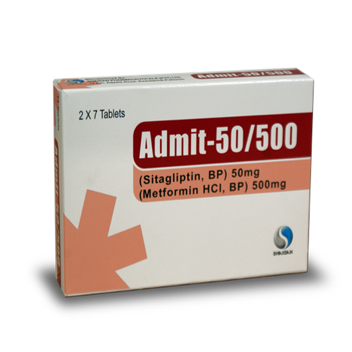 Admit 50/500mg Tab