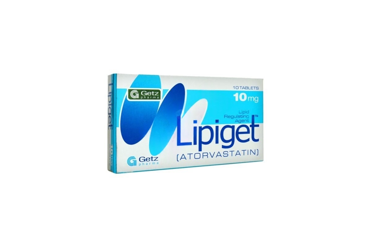 Lipiget Tablets 10Mg (1 Box = 3 Strips) (1 Strip = 10 Tablets)