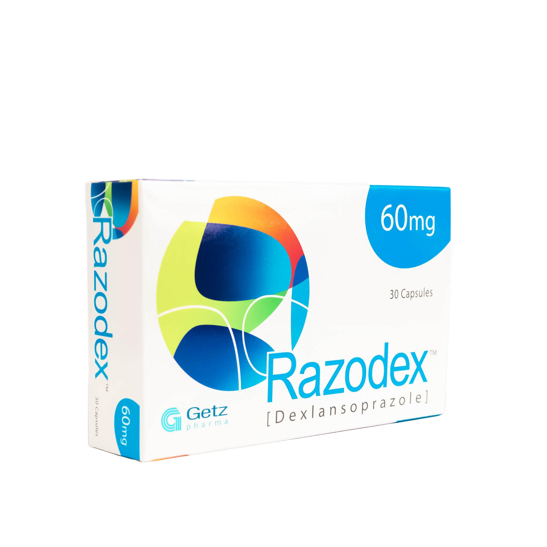 Razodex Capsules 60Mg (1 Box = 3 Strips) (1 Strip = 10 Capsules)