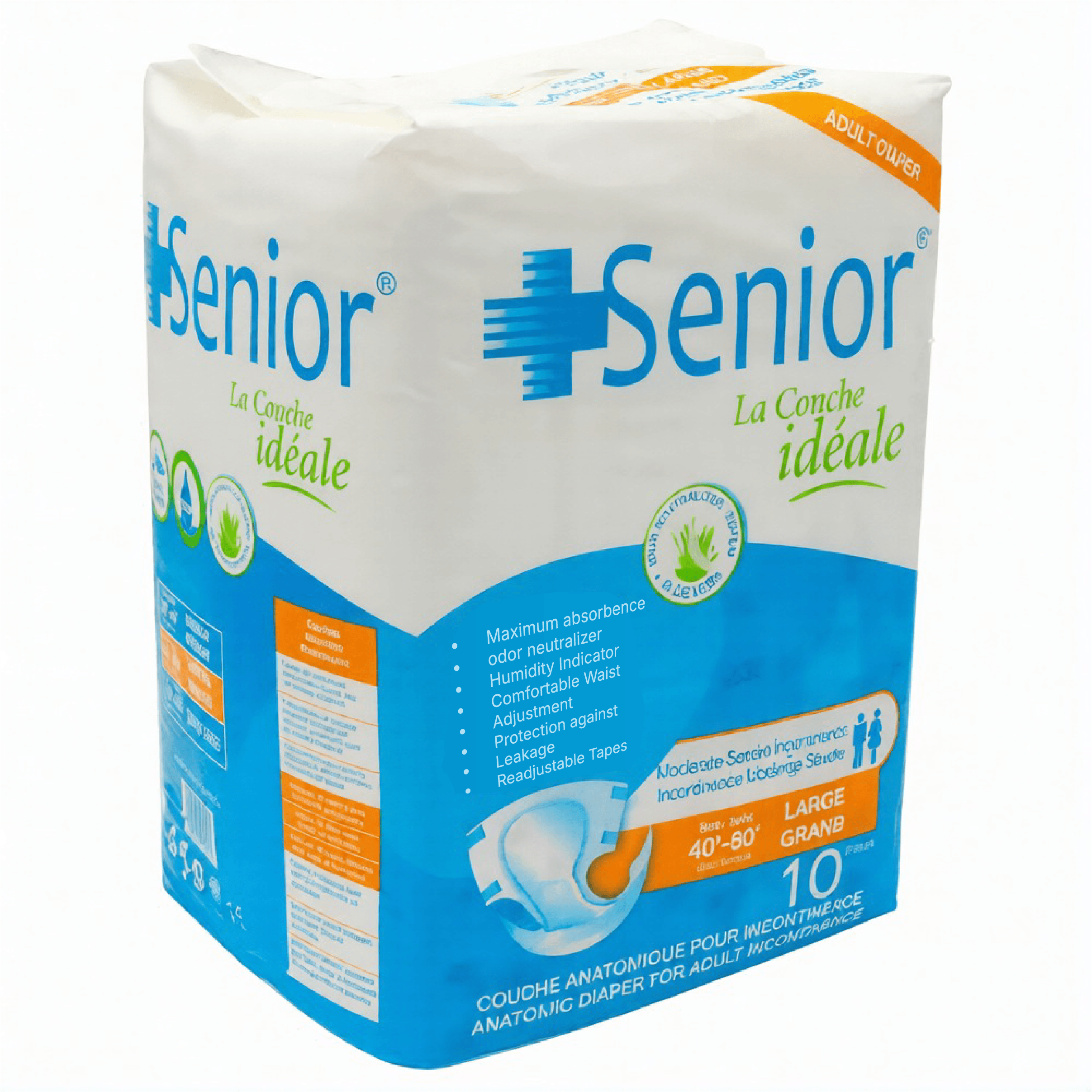 Senior Adult Diapers Size Xl 10Pcs