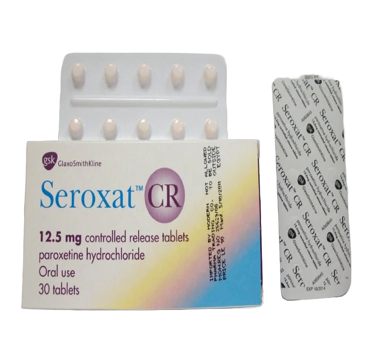 Seroxat Cr Tablets 12.5Mg (1 Strip = 10 Tablets)