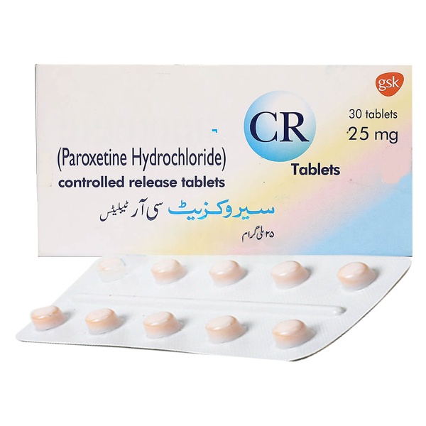 Seroxat Cr Tablets 25Mg (1 Strip = 10 Tablets)