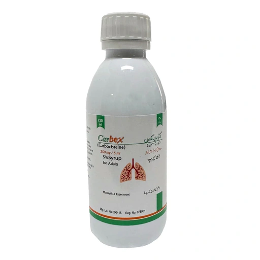 Carbex (250mg/5Ml) 120Ml Syrup