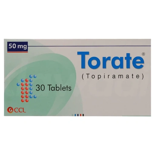 Torate 50mg Tab 30s