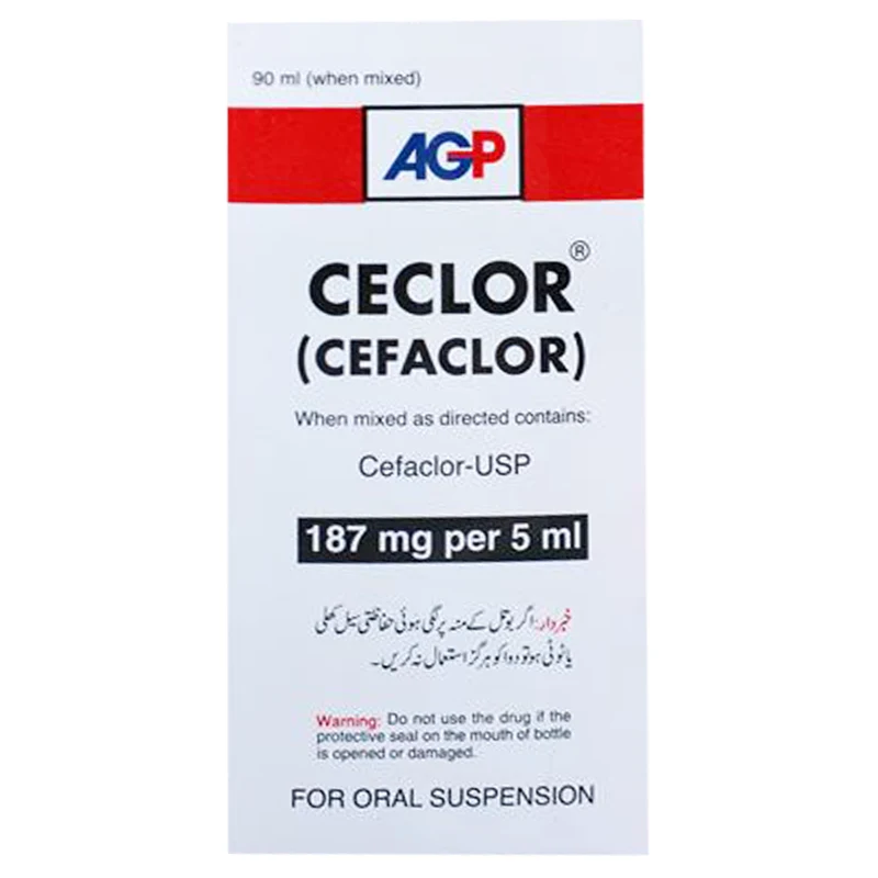 Ceclor (187mg/5Ml) 90Ml Oral Suspension