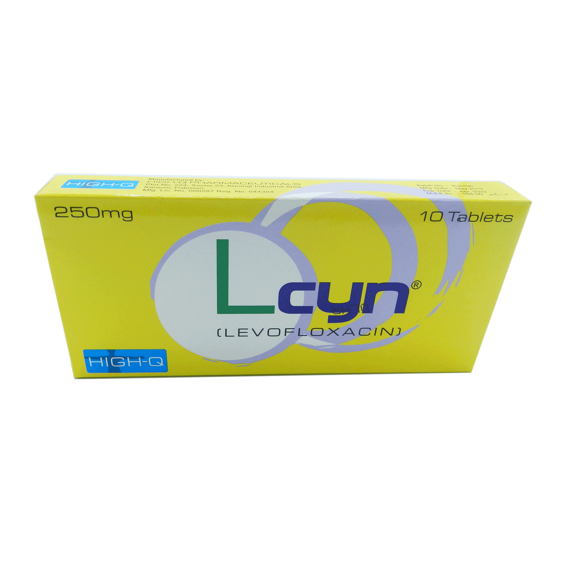 Lcyn Tablets 250Mg (1 Box = 1 Strip)(1 Strip = 10 Tablets)
