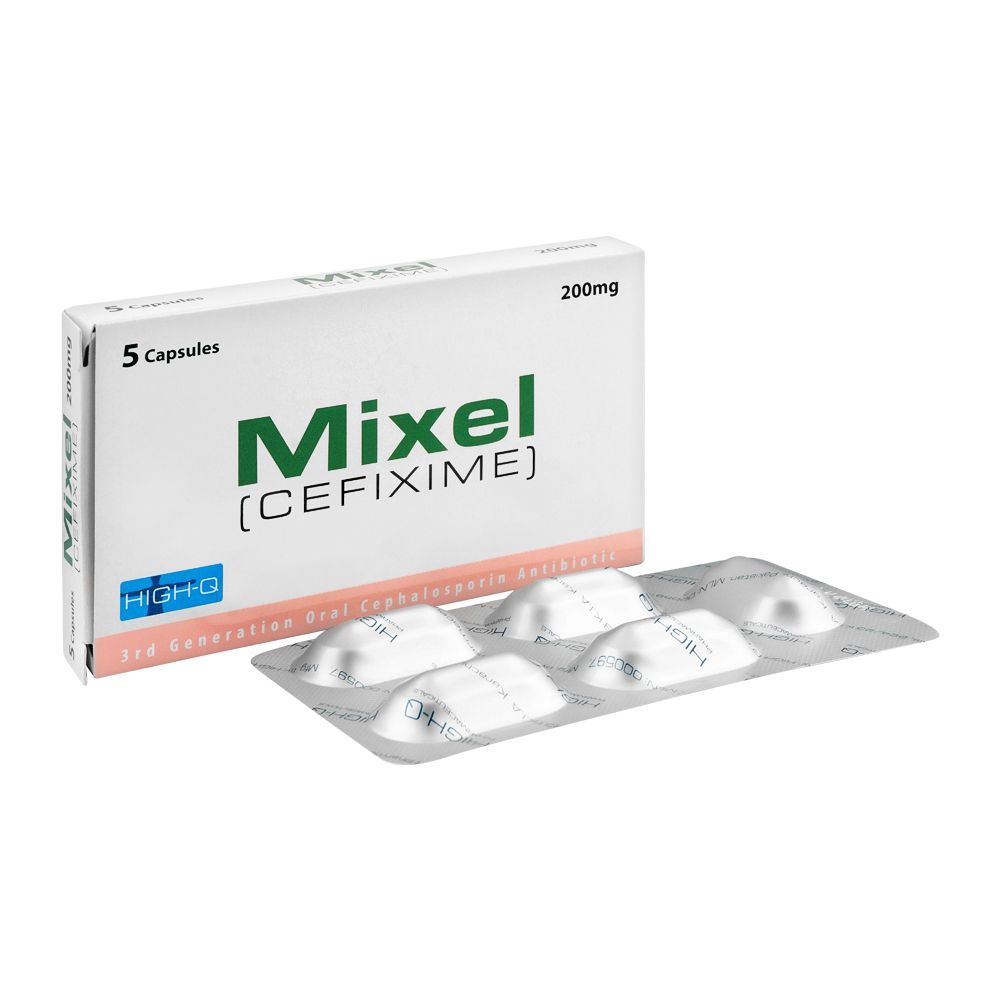 Mixel Capsules 200Mg (1 Box = 1 Strip)(1 Strip = 5 Capsules)
