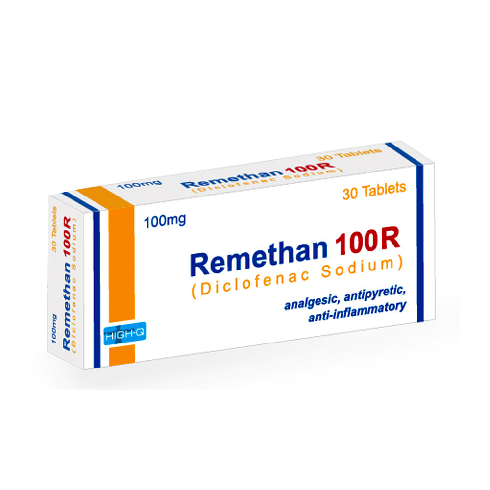 Remethan 100R Tablets 100Mg (1 Box = 3 Strips) (1 Strip = 10 Tablets)