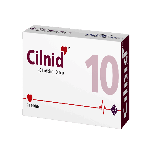 Cilnid 10mg Tab 10s