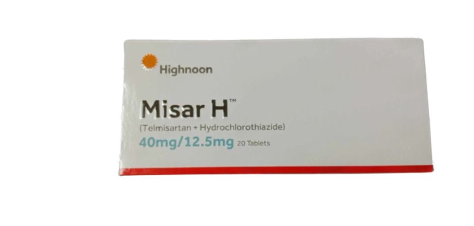 Misar H Tablets 40/12.5mg Tablet (1 Box = 2 strips) ( 1 Strip = 10 Tablets)