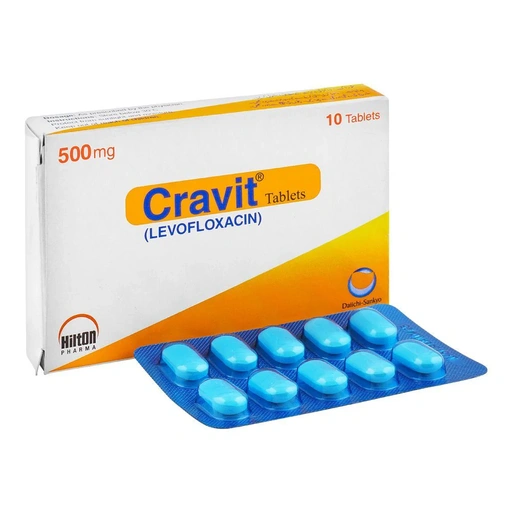 Cravit (500mg) 10 Tablets