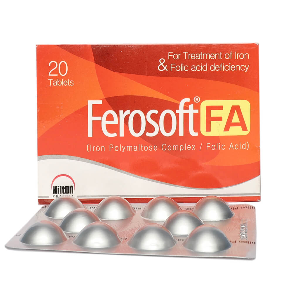Ferosoft Fa Tablets (1 Strip = 10 Tablets)