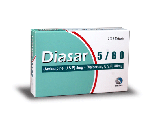 Diasar (5/80mg 14 Tablets