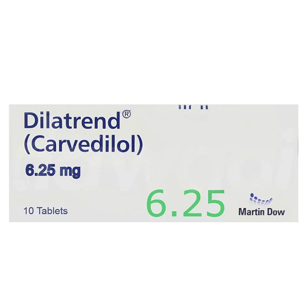 Dilatrend (6.25mg) 10 Tablets