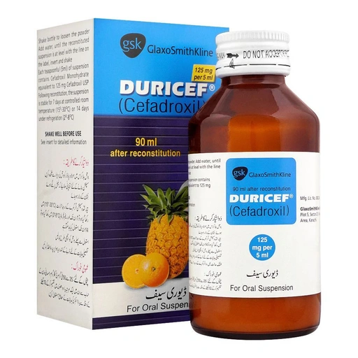 Duricef (125mg/5Ml) 90Ml Suspension