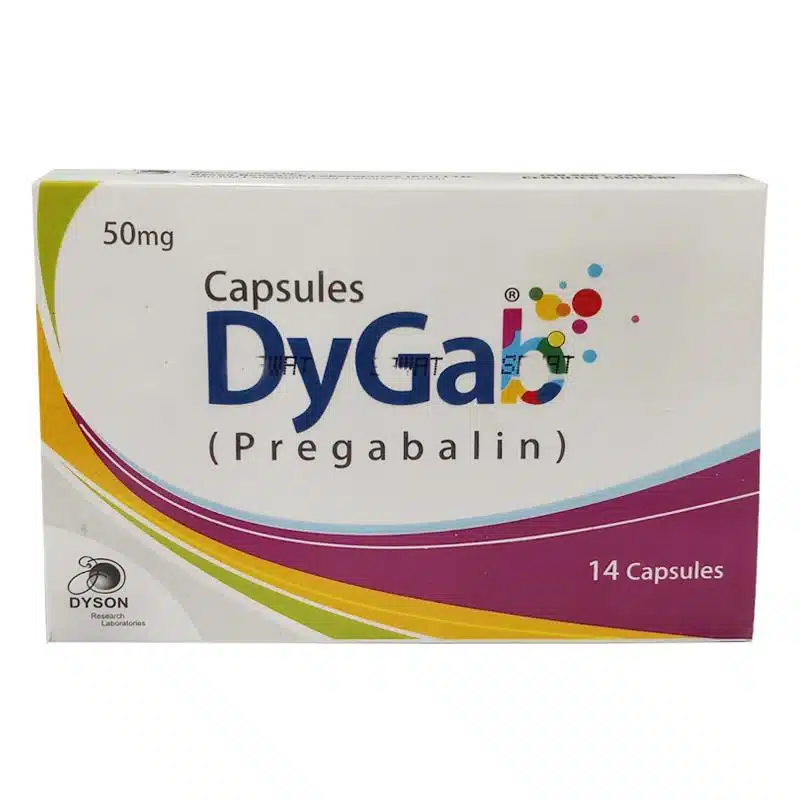 Dygab 50mg Cap 14s