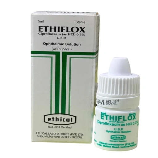 Ethiflox (0.3%) 5Ml Eye Drops