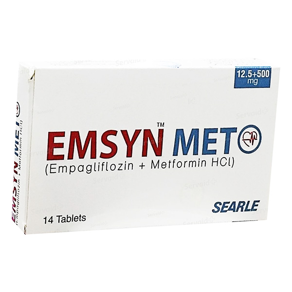 Emsyn Met (12.5/1000mg) 14 Tablets