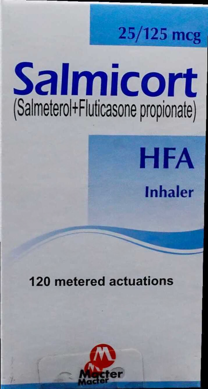 Salmicort Hfa Inhaler 25/125Mcg
