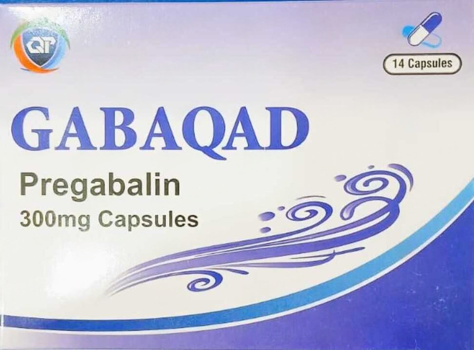 Gabaqad 300mg Capsules 14s