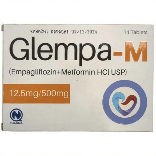 Glempa M 12.5mg/500mg Tab 14s
