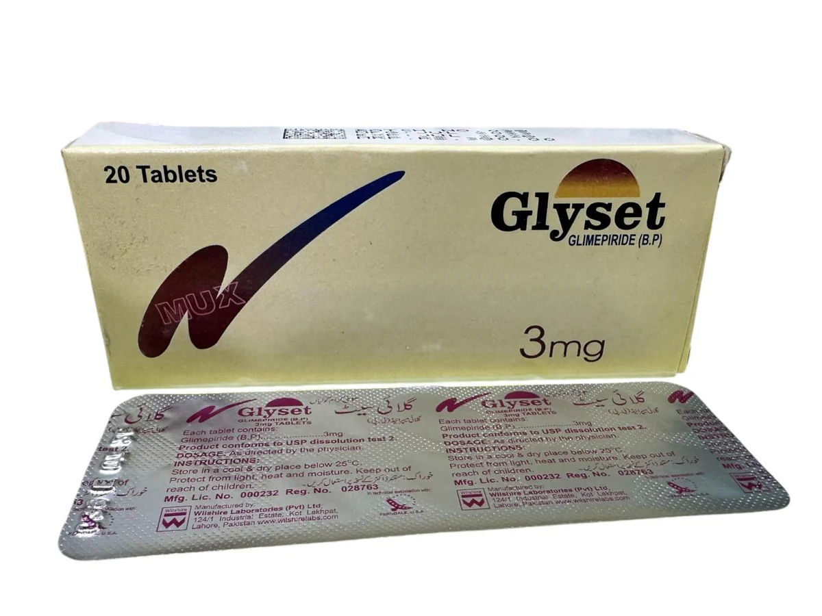 Glyset (3mg) 20 Tablets