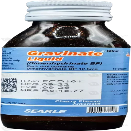 Gravinate (12.5mg) 60Ml Syrup