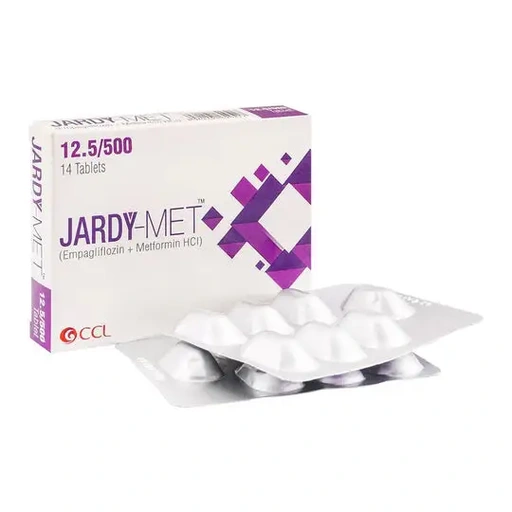 Jardy Met 12.5/500mg Tab New Price
