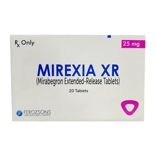 Mirexia Xr 25mg Tab 20s