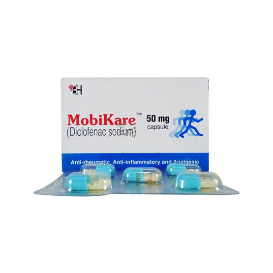 Mobikare (50mg) 30 Capsules