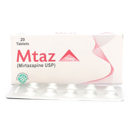 Mtaz (15mg) 20 Tablets