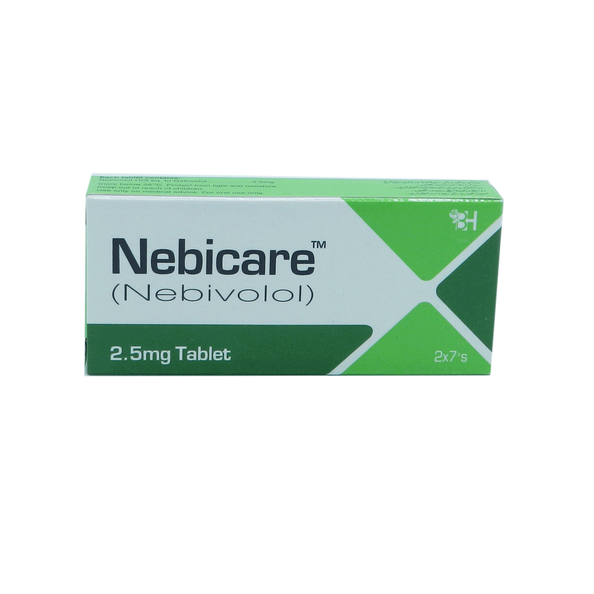 Nebicare (2.5mg) 14 Tablets