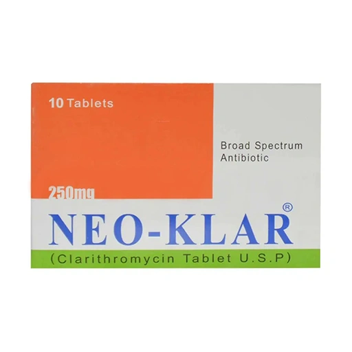 Neo Klar (250mg) 10 Tablets