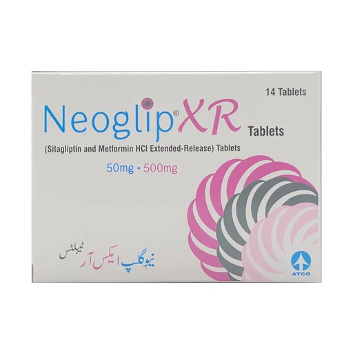 Neoglip Xr (50/500mg) 14 Tablets