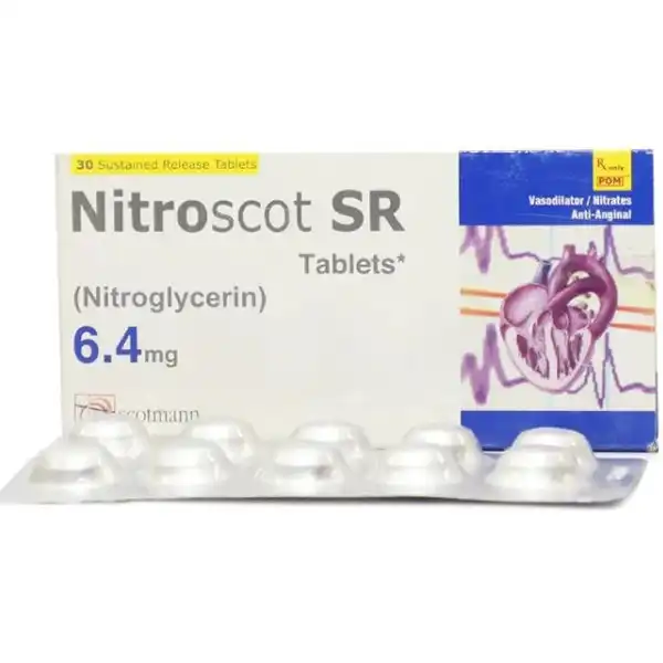 Nitroscot Sr 6.4mg Tab