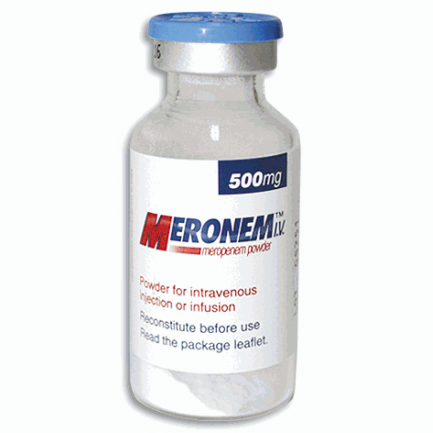 Meronem Iv Injection 500Mg (1 Box = 1 Injection)