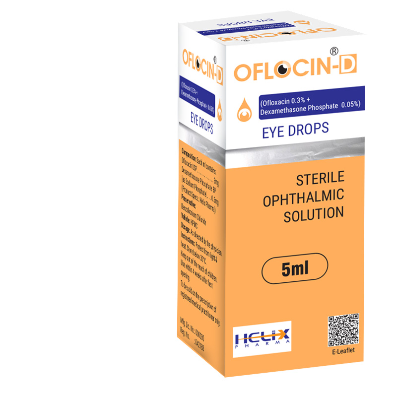 Oflocin D 0.3/0.05% Eye Drops (5ml)