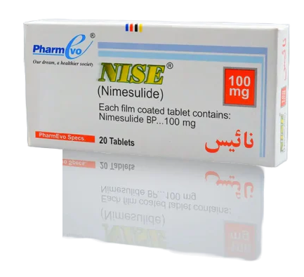 Nise Tablets 100Mg (1 Box = 2 Strips) (1 Strip = 10 Tablets)