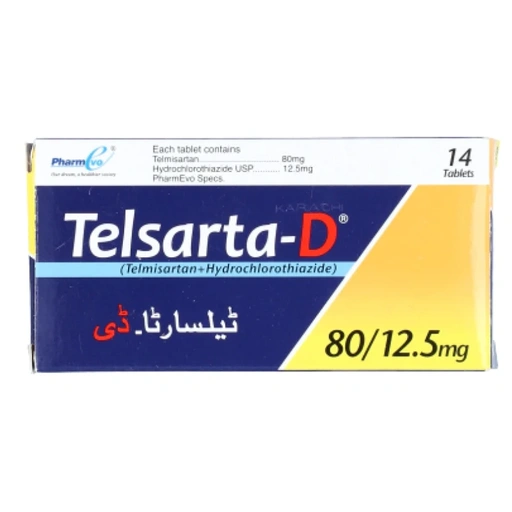 Telsarta D (80/12.5mg) 14 Tablets