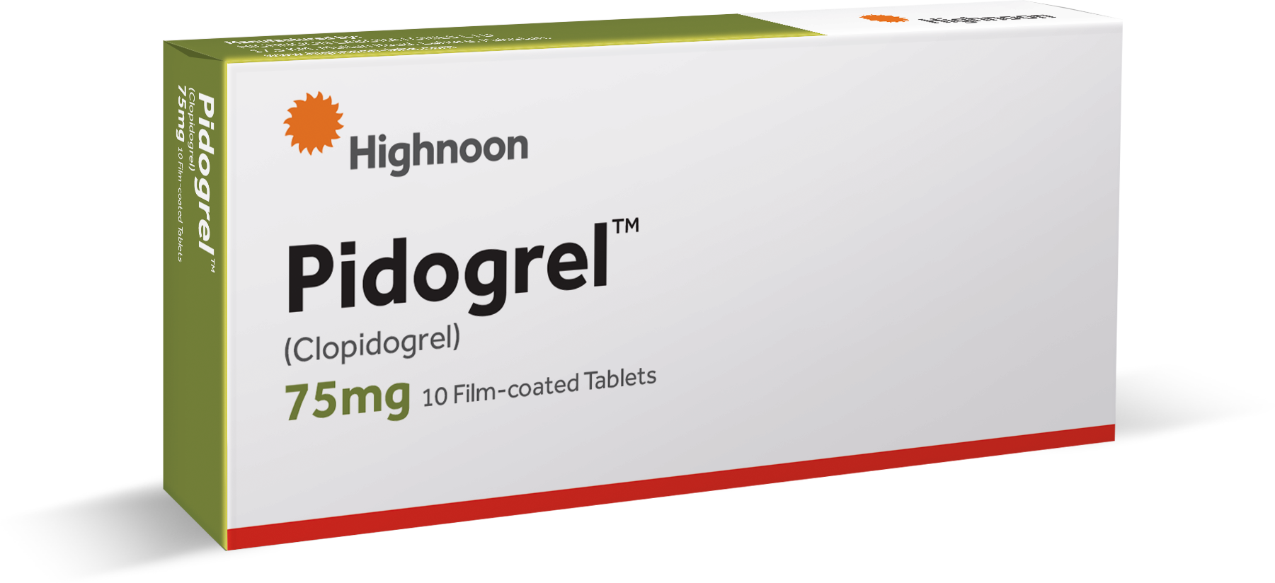 Pidogrel (75mg) 10 Tablets