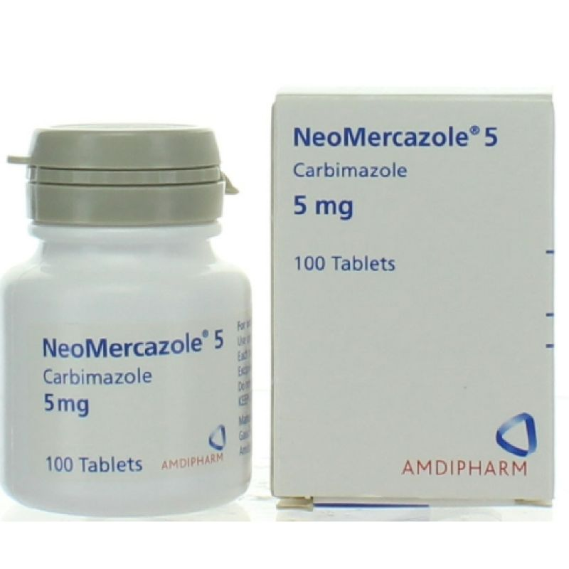 Neo-Mercazole Tablets 5Mg (1 Bottle = 100 Tablets)