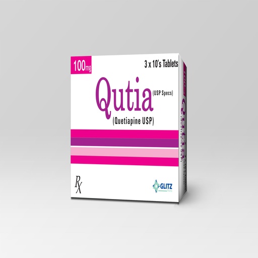 Qutia (100mg) 30 Tablets