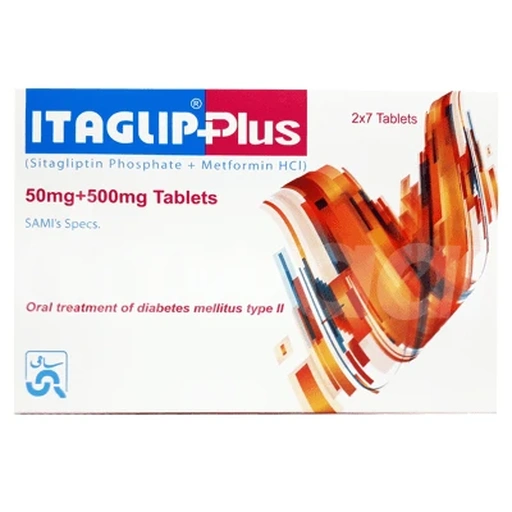 Itaglip Plus Tablets 50Mg/500Mg (1 Strip = 7 Tablets)