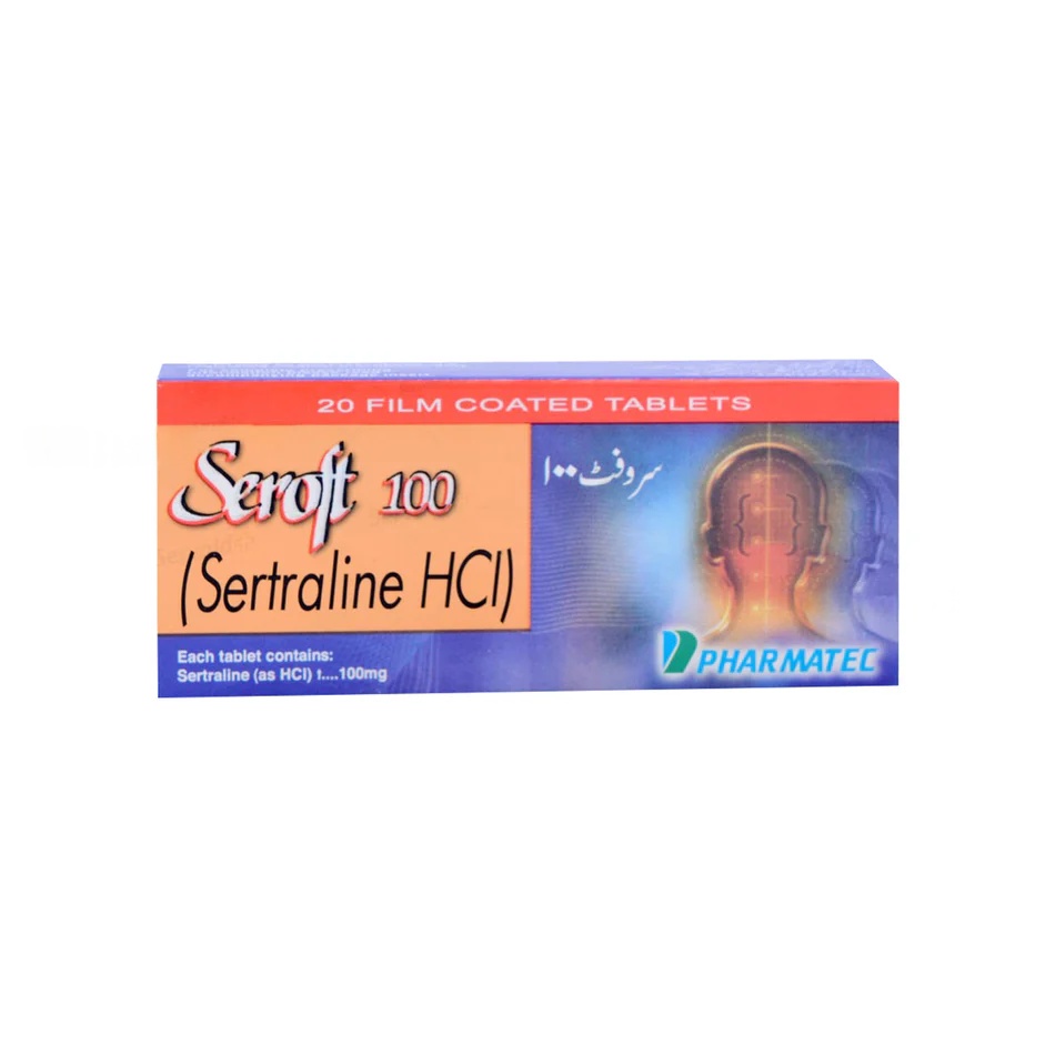 Seroft 100mg (20 Tablet / Pack)