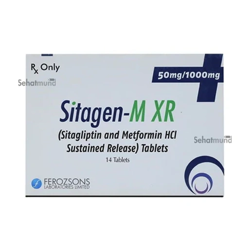Sitagen M Xr (50/1000mg) 14 Tablets