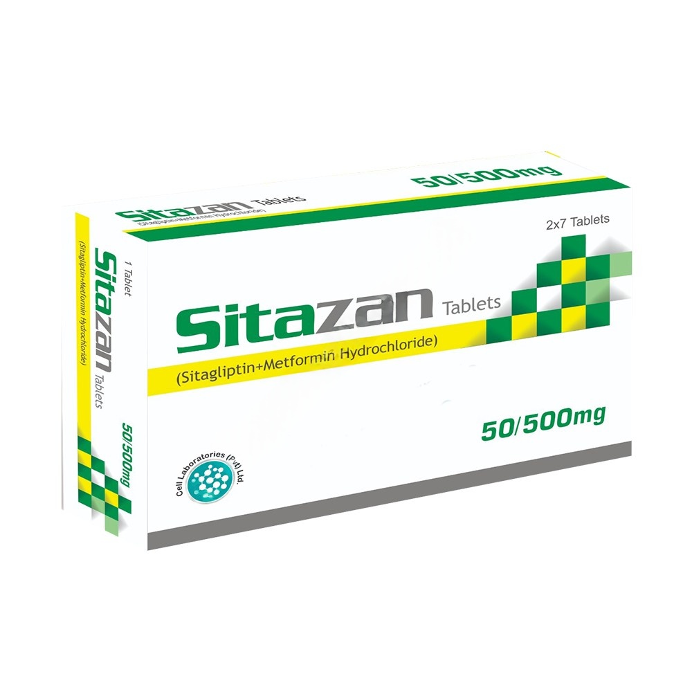Sitazan (50/500mg) 14 Tablets