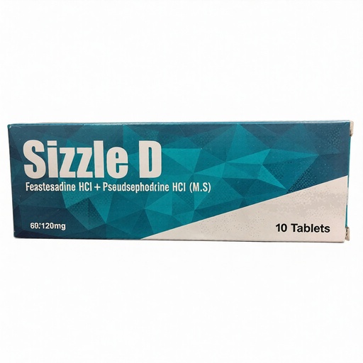 Sizzle D 60/120mg Tab