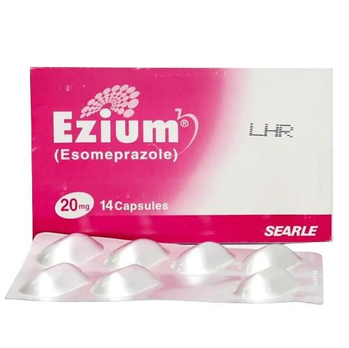 Ezium Capsules 20Mg (1 Box = 2 Strips) (1 Strip = 7 Capsules)